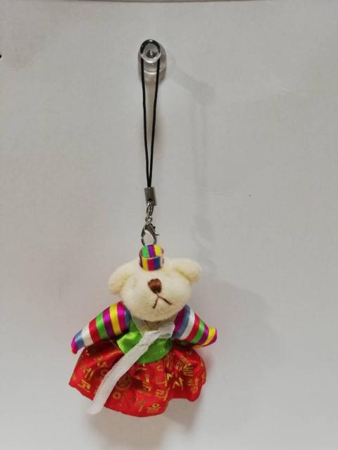 チマチョゴリを着たクマのストラップ < 家電/AV チマチョゴリを着たクマのストラップ < 家電/AVの