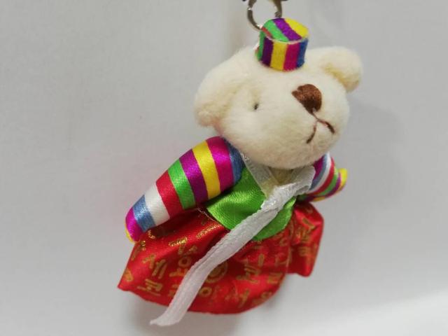 チマチョゴリを着たクマのストラップ < 家電/AV チマチョゴリを着たクマのストラップ < 家電/AVの