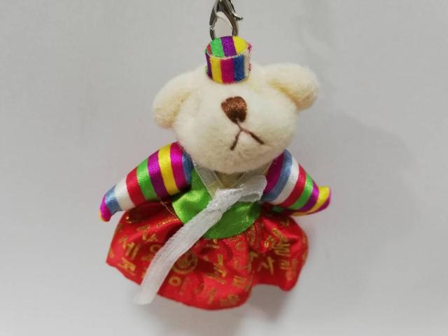 チマチョゴリを着たクマのストラップ < 家電/AV チマチョゴリを着たクマのストラップ < 家電/AVの