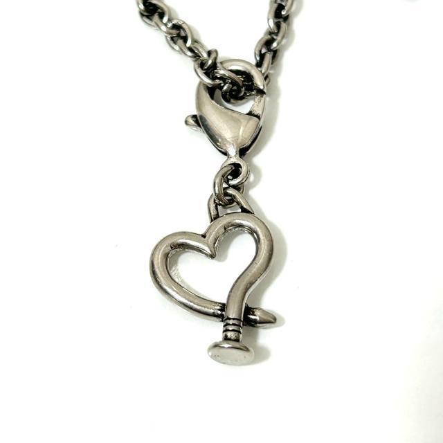 美品 PRADA プラダ ネックレス ハート シルバー ロングチェーン < ブランド 美品 PRADA プラダ ネックレス ハート シルバー ロングチェーン < ブランドの