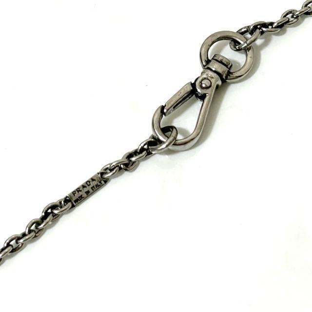美品 PRADA プラダ ネックレス ハート シルバー ロングチェーン < ブランド 美品 PRADA プラダ ネックレス ハート シルバー ロングチェーン < ブランドの