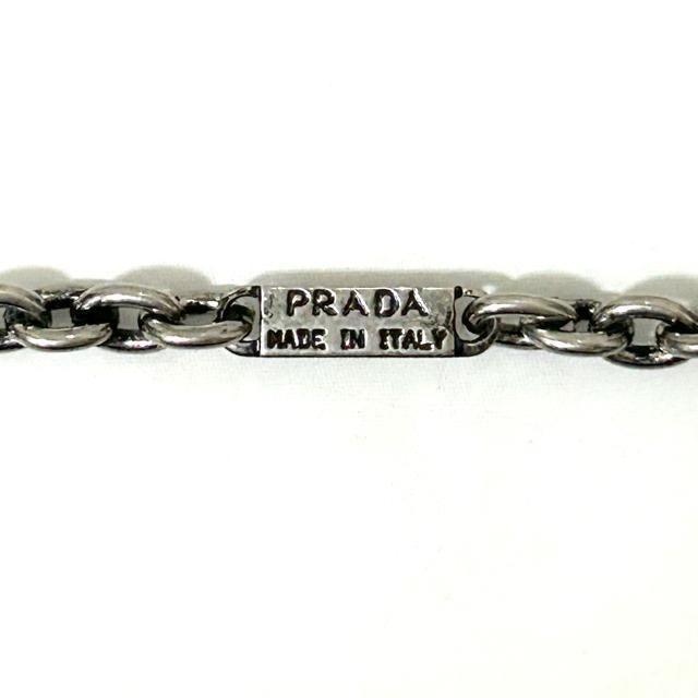 美品 PRADA プラダ ネックレス ハート シルバー ロングチェーン < ブランド 美品 PRADA プラダ ネックレス ハート シルバー ロングチェーン < ブランドの