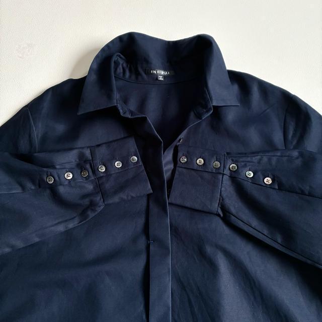 �����i���傫���T�C�Y��INDIVI���R�b�g���V���c�`���j�b�N���l�C�r�[��LL �� �u�����h�� 