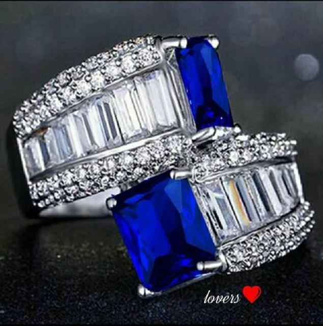 送料無料15号クリアブルーサファイアスーパーCZダイヤリング指輪 < 女性アクセサリー/時計  送料無料15号クリアブルーサファイアスーパーCZダイヤリング指輪 < 女性アクセサリー/時計の