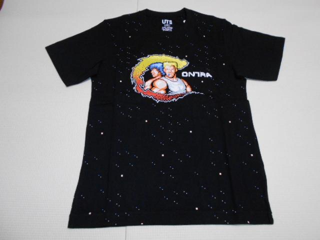 UNIQLO ザ ゲームピクセルズ 半袖Tシャツ 魂斗羅 ブラック XS < ブランド UNIQLO ザ ゲームピクセルズ 半袖Tシャツ 魂斗羅 ブラック XS < ブランドの