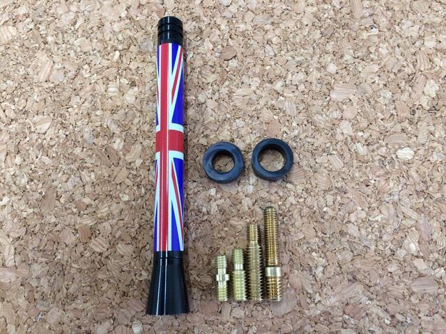 汎用 ユニオンジャック 柄 アンテナ ルーフ ショート < 自動車/バイク 汎用 ユニオンジャック 柄 アンテナ ルーフ ショート < 自動車/バイク