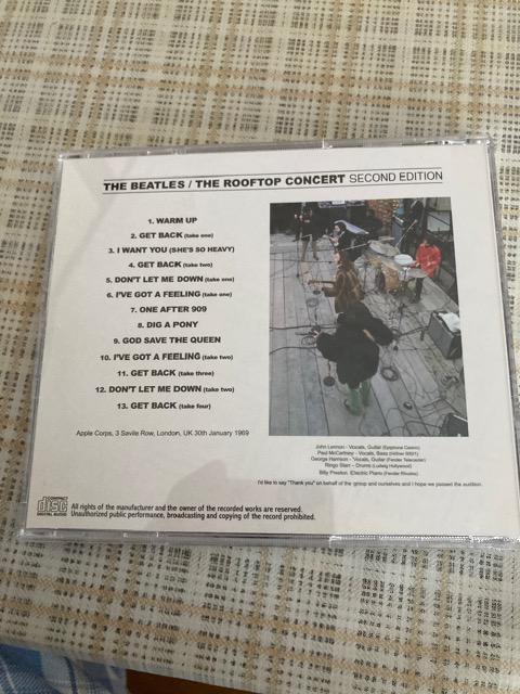 輸入盤 THE BEATLES / THE ROOFTOP CONCERT -SECOND EDITION ザ・ビートルズ < タレントグッズ  輸入盤 THE BEATLES / THE ROOFTOP CONCERT -SECOND EDITION ザ・ビートルズ < タレントグッズの