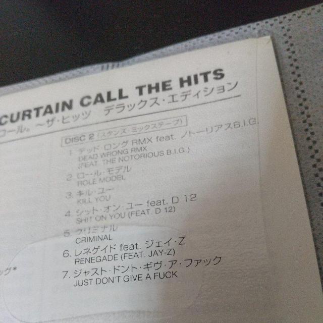 EMINEMwCURTAIN CALL THE HITS({YDX EDITION)xDR.DRE NWA  CD/DVD/rfI 