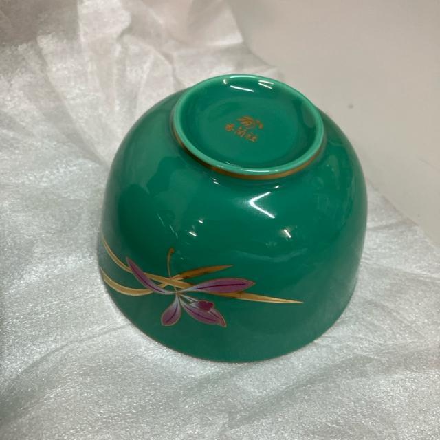 新品 香蘭社 蘭遊 グリーン ピンク 金彩 急須 湯飲み 湯呑み 5個 セット < ホビー  新品 香蘭社 蘭遊 グリーン ピンク 金彩 急須 湯飲み 湯呑み 5個 セット < ホビーの