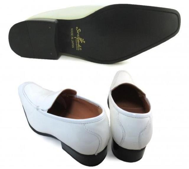 1円~C063新品SARABANDE本革日本製カウレザー/スクエアトゥヴァンプスリッポン24.5a白♂ < 男性ファッション 1円~C063新品SARABANDE本革日本製カウレザー/スクエアトゥヴァンプスリッポン24.5a白♂ < 男性ファッションの