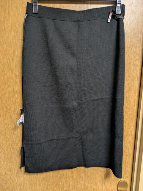 アンタイトル黒ウール混ストレッチタイトスカート大きいサイズ411号12号LLウエストゴムタイトスカートセットアップ可能ニットアップ < ブランド アンタイトル黒ウール混ストレッチタイトスカート大きいサイズ411号12号LLウエストゴムタイトスカートセットアップ可能ニットアップ < ブランドの