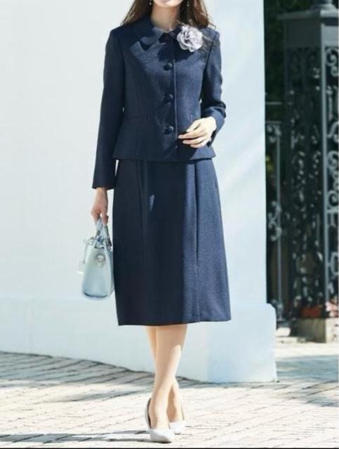 新品☆LL♪紺スカートスーツ上品フォーマル入学式卒業式にも♪☆R136 < 女性ファッション 新品☆LL♪紺スカートスーツ上品フォーマル入学式卒業式にも♪☆R136 < 女性ファッションの