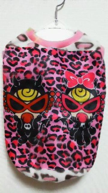 3L*ハンドメイド*ヒスミニTシャツ*デビルキン・ピンク・ヒョウ・パネル・犬用 < ペット/手芸/園芸  3L*ハンドメイド*ヒスミニTシャツ*デビルキン・ピンク・ヒョウ・パネル・犬用  < ペット/手芸/園芸の