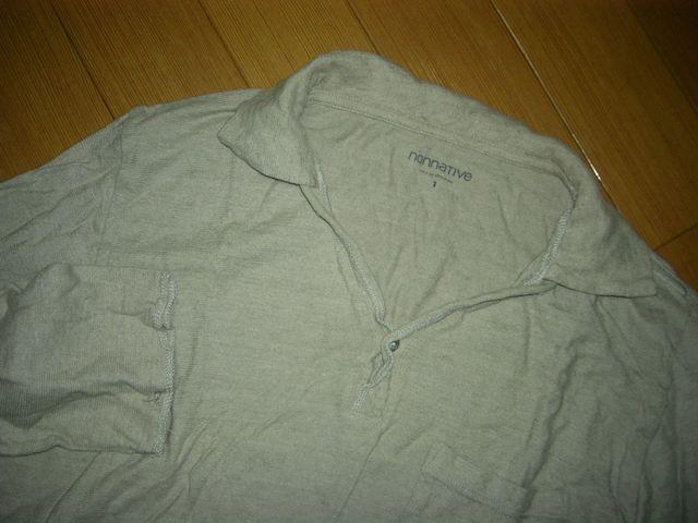 ノンネイティブnonnativeコットンニット7分丈ポロシャツ1 < ブランド  ノンネイティブnonnativeコットンニット7分丈ポロシャツ1 < ブランドの