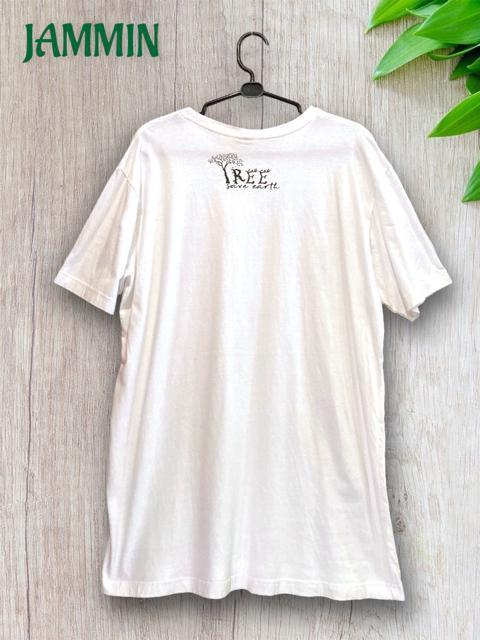 アースツリーTシャツ★白★アジアン★エスニック★ < 男性ファッション  アースツリーTシャツ★白★アジアン★エスニック★ < 男性ファッションの