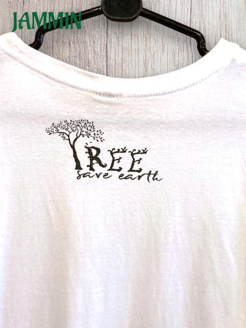 アースツリーTシャツ★白★アジアン★エスニック★ < 男性ファッション  アースツリーTシャツ★白★アジアン★エスニック★ < 男性ファッションの