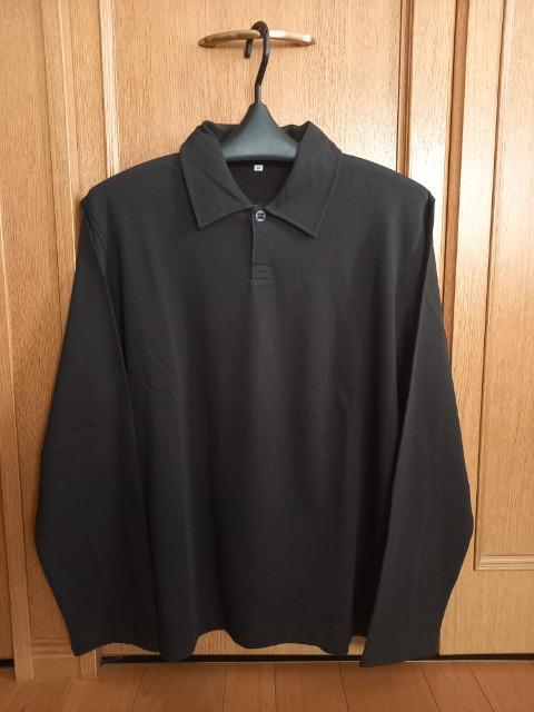 美品!86%オフ、Paul Smith、長袖ポロシャツ(黒、M) < 男性ファッション  美品!86%オフ、Paul Smith、長袖ポロシャツ(黒、M)  < 男性ファッションの