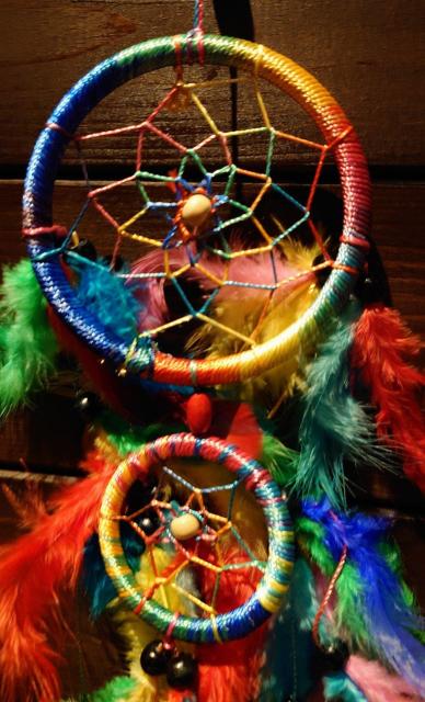 ドリームキャッチャー★直径8cm ×5cm★全長40cm★レインボー★インテリア★カーアクセサリー★可愛い★新品未使用★送料無料 < インテリア/ライフ ドリームキャッチャー★直径8cm ×5cm★全長40cm★レインボー★インテリア★カーアクセサリー★可愛い★新品未使用★送料無料 < インテリア/ライフの