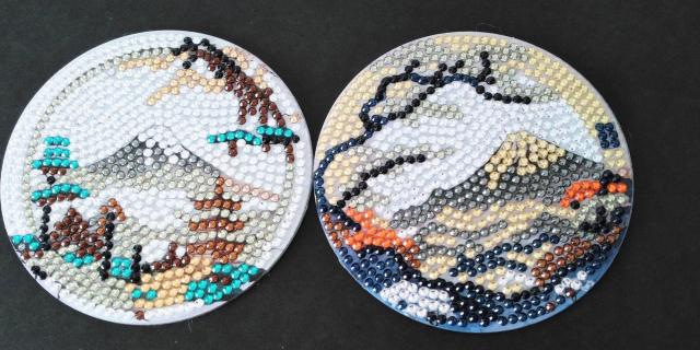 ダイヤモンドアート★アクリルコースターセットB和柄 < インテリア/ライフ ダイヤモンドアート★アクリルコースターセットB和柄 < インテリア/ライフの