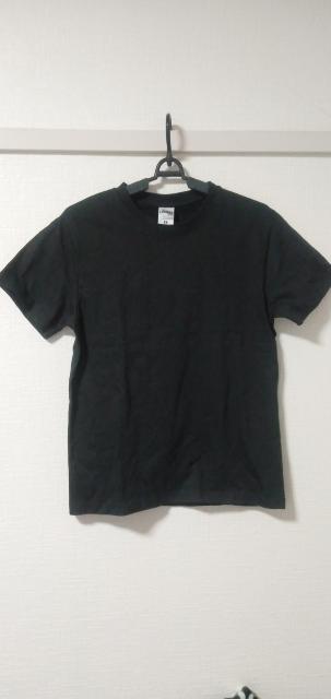 無地の黒色XSサイズ半袖テーシャツ1枚、男女兼用 < 男性ファッション  無地の黒色XSサイズ半袖テーシャツ1枚、男女兼用  < 男性ファッションの