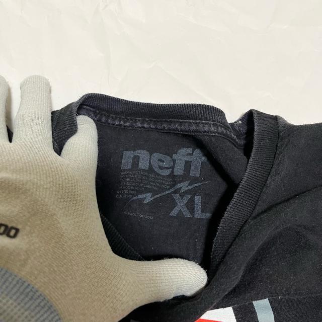 【希少XL】 NEFF ネフ 半袖 プリントTシャツ ブラック ピースサイン ロゴ 古着 ビンテージ < ブランド 【希少XL】 NEFF ネフ 半袖 プリントTシャツ ブラック ピースサイン ロゴ 古着 ビンテージ < ブランドの