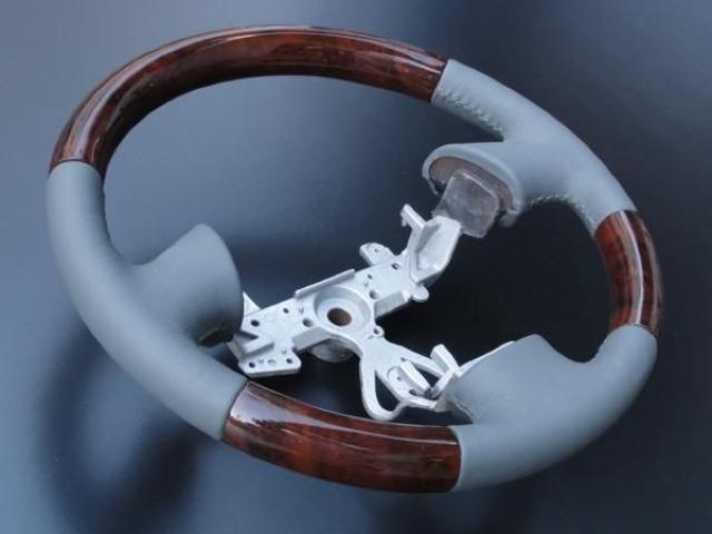 茶木目ウッドステアリング ハリアー アリスト マークU < 自動車/バイク 茶木目ウッドステアリング ハリアー アリスト マークU < 自動車/バイク
