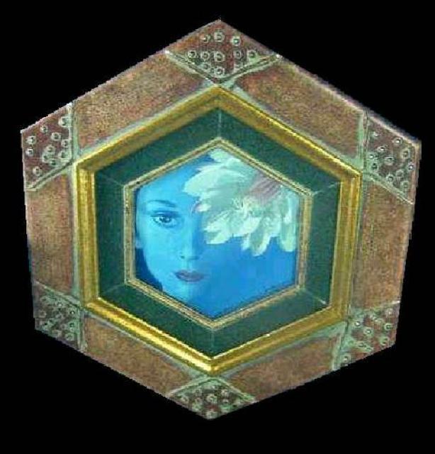 絵画 油彩 安部英夫 『月下美人と女』 一枚の絵扱い 真作保証 原画 < ホビー 絵画 油彩 安部英夫 『月下美人と女』 一枚の絵扱い 真作保証 原画 < ホビーの