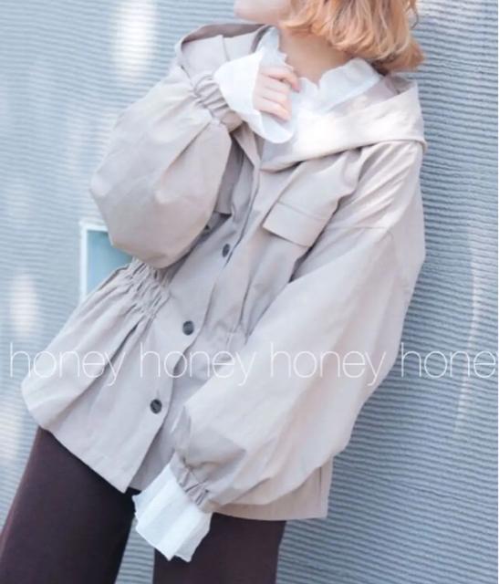 定価3,850円●2weyウエストシェイプサファリシャツ ジャケット●ベージュ●VANNIE Uヴァニーユー●スプリングコート < 女性ファッション  定価3,850円●2weyウエストシェイプサファリシャツ ジャケット●ベージュ●VANNIE Uヴァニーユー●スプリングコート < 女性ファッションの