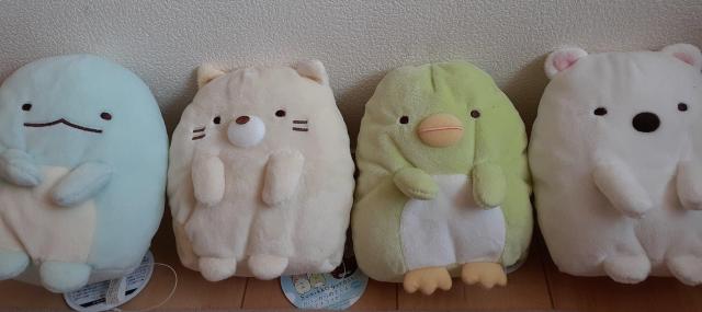 すみっコぐらし ぬいぐるみ 4種 < おもちゃ すみっコぐらし ぬいぐるみ 4種 < おもちゃの