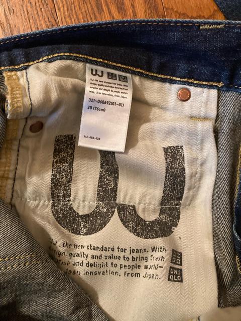 UNIQLO ユニクロ T000 超美ヒゲ 革ラベル デニム ジーンズ ジーパン ボトムス メンズ コットン 最終値下げ! < ブランド  UNIQLO ユニクロ T000 超美ヒゲ 革ラベル デニム ジーンズ ジーパン ボトムス メンズ コットン 最終値下げ! < ブランドの