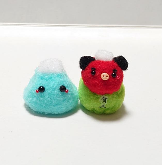 ハンドメイド♪ポンポン飾り★正月★獅子舞さんと富士さん < ペット/手芸/園芸  ハンドメイド♪ポンポン飾り★正月★獅子舞さんと富士さん < ペット/手芸/園芸の