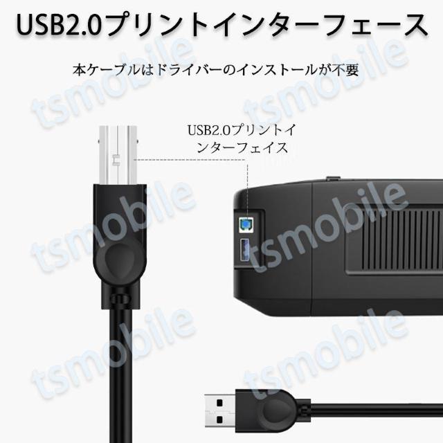 プリンター用USB-AtoBケーブル 50cm USB2.0 コード0.5メートル USBAオスtoメUSBBオス データ転送 < PC本体/周辺機器  プリンター用USB-AtoBケーブル 50cm USB2.0 コード0.5メートル USBAオスtoメUSBBオス データ転送 < PC本体/周辺機器の