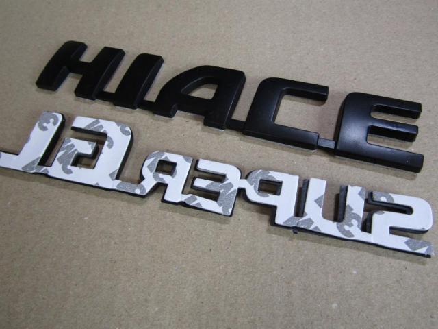  TOYOTA nCG[X HIACESUPER GL MAD BLACK ABS Gu 2SET ViJiI