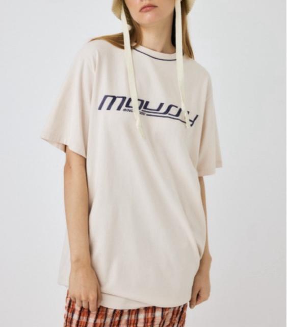 マウジー ★MOUSSY SPORTY LOGO Tシャツ(オフホワイト) < ブランド マウジー ★MOUSSY SPORTY LOGO Tシャツ(オフホワイト) < ブランドの
