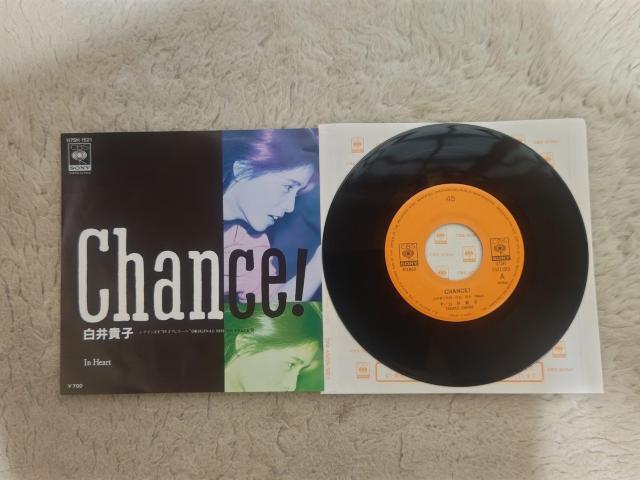 シングルレコード 白井貴子 '84/6 チャンス シチズン時計CM曲 < CD/DVD/ビデオ シングルレコード 白井貴子 '84/6 チャンス シチズン時計CM曲 < CD/DVD/ビデオの