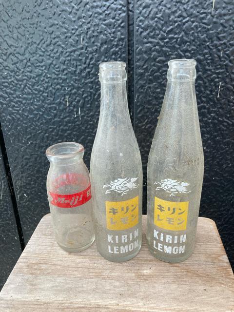 レトロ 空瓶 牛乳 キリンレモン < おもちゃ  レトロ 空瓶 牛乳 キリンレモン  < おもちゃの