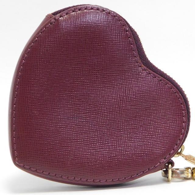 1000円 TORY BURCH トリーバーチ ハート型 ポーチ バーガンディ系 < ブランド 1000円 TORY BURCH トリーバーチ ハート型 ポーチ バーガンディ系 < ブランドの