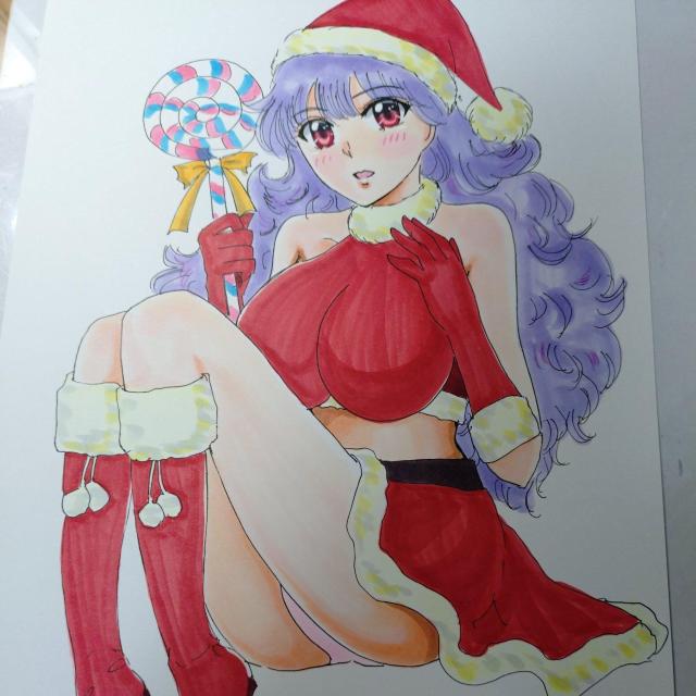 自作イラスト ドラクエ2 ムーンブルクの王女 サンタ < アニメ/コミック/キャラクター 自作イラスト ドラクエ2 ムーンブルクの王女 サンタ < アニメ/コミック/キャラクターの