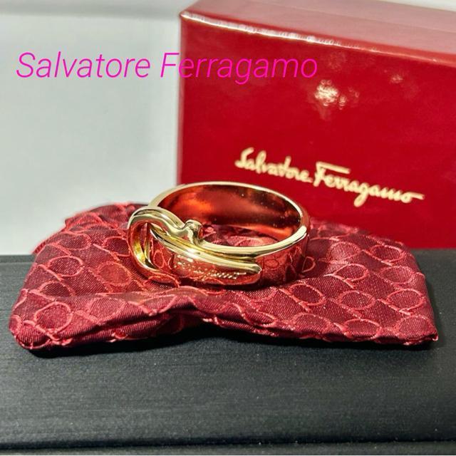 Salvatore Ferragamo �t�F���K�� �K���`�[�j �X�J�[�t�����O �X�J�[�t���� 34-0149 �S�[���h ���t  �� �u�����h�� 