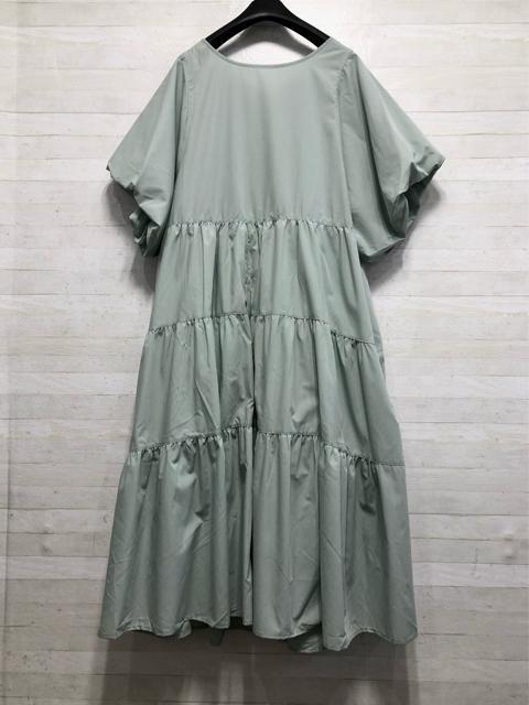 新品☆6L♪グリーン系♪フェミニンティアードワンピースふんわり♪☆Q658 < 女性ファッション 新品☆6L♪グリーン系♪フェミニンティアードワンピースふんわり♪☆Q658 < 女性ファッションの