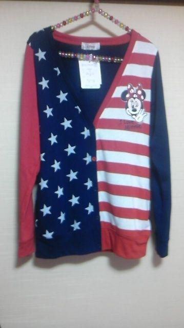 ユニオンジャック ミニーちゃんカーディガン < アニメ/コミック/キャラクター  ユニオンジャック ミニーちゃんカーディガン  < アニメ/コミック/キャラクターの