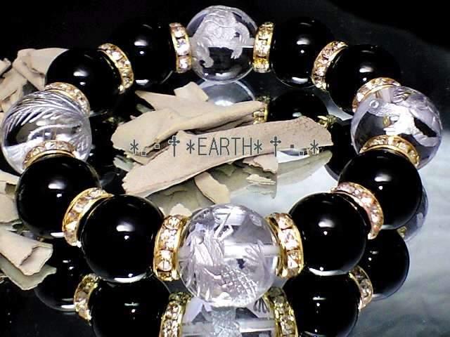 天然石★16ミリ銀彫四神獣水晶14ミリ黒瑪瑙AAAオラオラ数珠 < 男性アクセサリー/時計 天然石★16ミリ銀彫四神獣水晶14ミリ黒瑪瑙AAAオラオラ数珠 < 男性アクセサリー/時計の