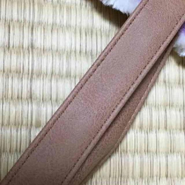 茶トラ猫フェイス刺繍片側ファー切替トートバッグ。ピンク < 女性ファッション  茶トラ猫フェイス刺繍片側ファー切替トートバッグ。ピンク < 女性ファッションの