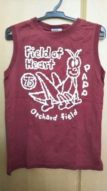 papp◇エンジ タンクトップ 140cm◇美品 < キッズ/ベビー papp◇エンジ タンクトップ 140cm◇美品 < キッズ/ベビーの