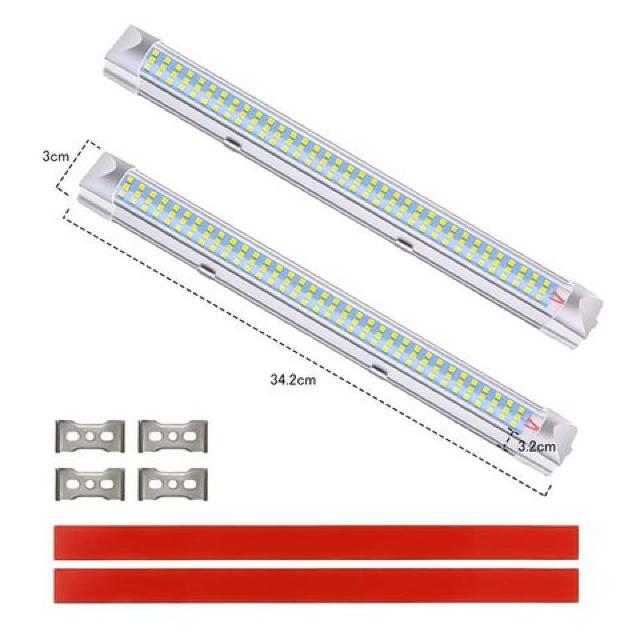 LED作業灯 108連LEDライト 室内・車内照明DC12V-24V 2本入り < 自動車/バイク LED作業灯 108連LEDライト 室内・車内照明DC12V-24V 2本入り < 自動車/バイク