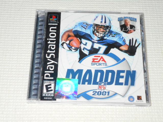 PS★MADDEN NFL 2001 海外版★箱付・説明書付・ソフト付 < ゲーム本体/ソフト  PS★MADDEN NFL 2001 海外版★箱付・説明書付・ソフト付  < ゲーム本体/ソフトの