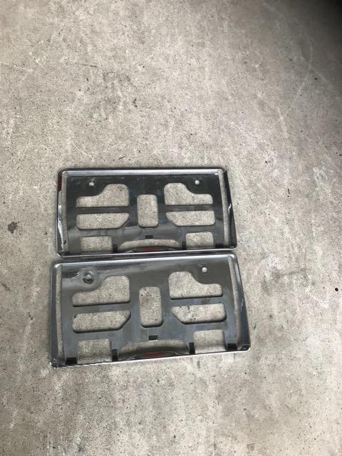 ダイハツ純正オプションメッキナンバーフレーム一台分セット < 自動車/バイク ダイハツ純正オプションメッキナンバーフレーム一台分セット < 自動車/バイク