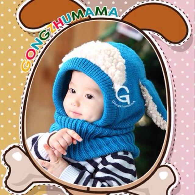 送料無料#新品#即決#うさぎ ひつじ#ニット 帽子 マフラー#ブルー < キッズ/ベビー  送料無料#新品#即決#うさぎ ひつじ#ニット 帽子 マフラー#ブルー  < キッズ/ベビーの