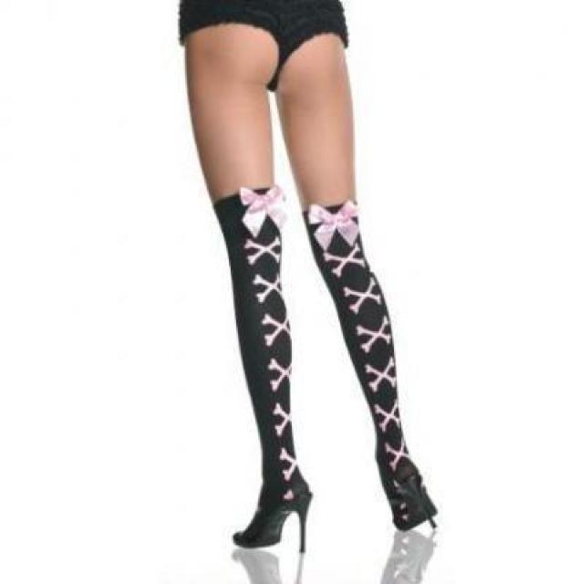 ピンクリボン付セクシーストッキング < 女性ファッション  ピンクリボン付セクシーストッキング  < 女性ファッションの