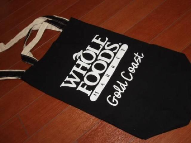 ホールフーズマーケットWHOLE FOODS MARKET2wayキャンバスエコバッグシカゴ限定ゴールドコースト < 女性ファッション  ホールフーズマーケットWHOLE FOODS MARKET2wayキャンバスエコバッグシカゴ限定ゴールドコースト < 女性ファッションの